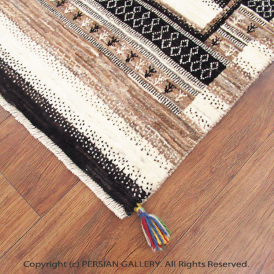 ペルシャ絨毯 ファインカシュクリ毛100％ 150×60cm商品番号79648