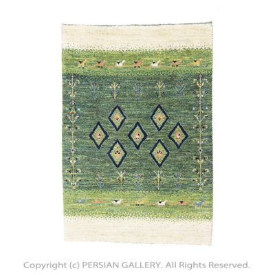 ペルシャ絨毯　ペルシャギャッベ   92×62cm