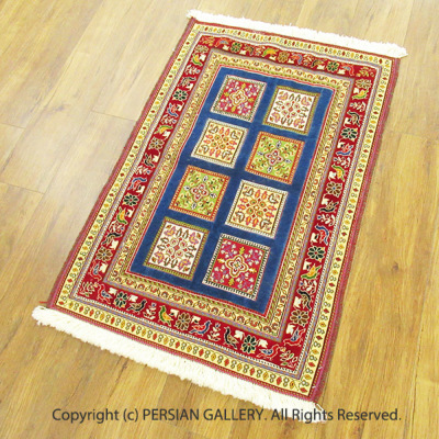 ペルシャ絨毯 キリムシルジャン産毛100% 117×73cm商品番号80433