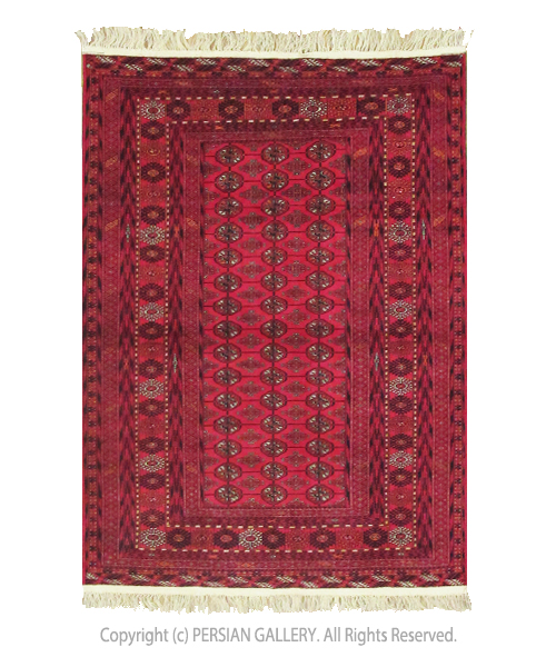 ペルシャ絨毯 トルクメン産毛100％ 165×121cm商品番号76528