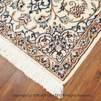 ペルシャ絨毯 ナイン産毛＆絹 80×50cm商品番号 80374｜ペルシャン